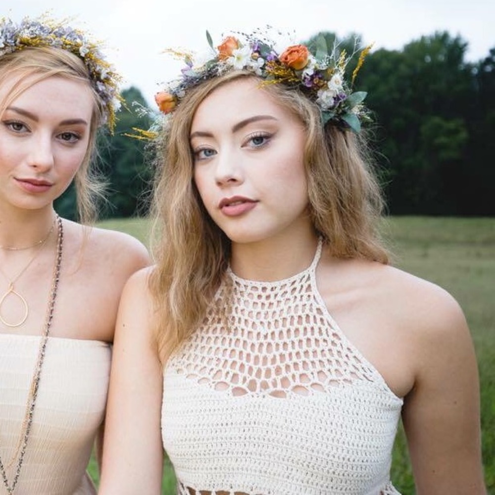 Boho crochet crop top